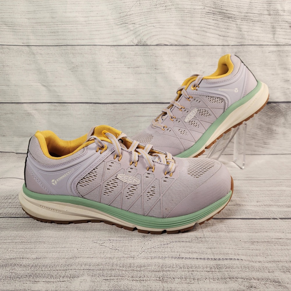 Keen Utility Vista Energy Lavender Work Shoes Womens 9.5 ASTM EH Safety Toe